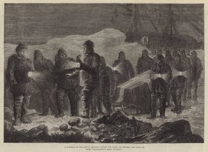 A Funeral in the Arctic Regions during the Night of Winter by Johann Nepomuk Schonberg